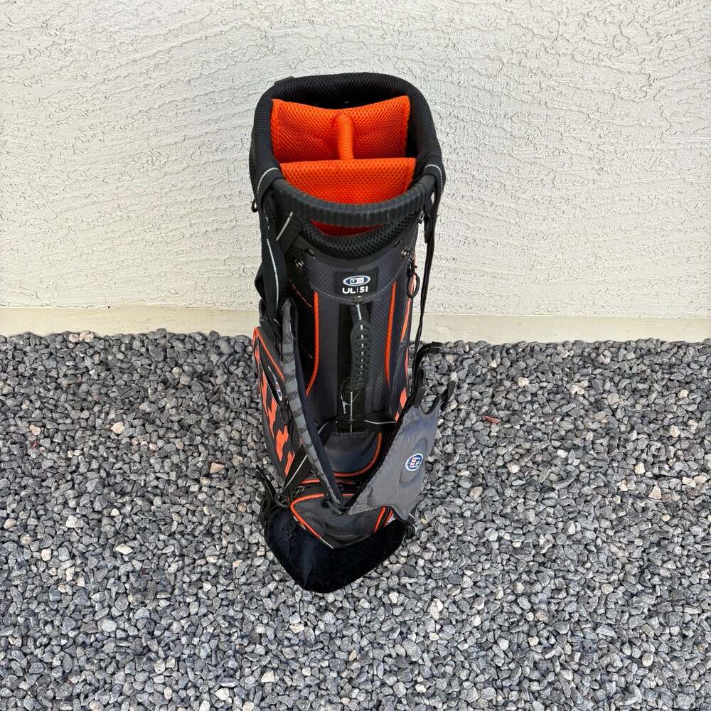 U.S. Kids Golf Ultralight 51 Stand Carry Bag - Grey/Orange